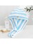 Kadın Kız Havlu Banyo Mikrofiber Havlu Şerit Saç Havlusu Sihirli Mikrofiber Duş Başlığı Bayan Türban Kafa (Yurt Dışından) 5