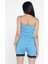 İp Askılı Şortlu Pijama Takımı P-00012002 3