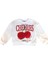 Kız Çocuk Kiraz Baskılı Tül Süslemeli Sweatshirt 1