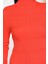 Kadın Yarım Balıkçı Desenli Likralı Triko Bluz P-00001359 4