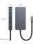 Çoklayıcı Adaptör 7IN1USB-C To USB 3.0 ve Usb/c 4 Ports Hub + Hdtv (4K/30Hz) + Pd Macbook Uyumlu Çevirici Adaptör Çok Portlu Çoklayıcı 7 In 1 USB Hub CK-510 4