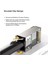 10 Adet - Cat7 Metal Konnektör RJ45 Cat7 Jack + Kablo Ayraç 4