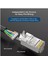 10 Adet - Cat7 Metal Konnektör RJ45 Cat7 Jack + Kablo Ayraç 5