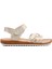Kız Çocuk Cırtlı Sandalet 24-400 P 1