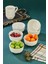 10 cm Beyaz Porselen Kase 6'lı Set | Şık ve Çok Amaçlı Kullanım | Çerez, Meze, Kahvaltılık Sunumları Için Ideal 1