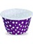 Mor Puantiyeli Muffin Kek Kapsülü 50'li x 5 Paket 4