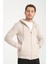3 Iplik Fermuarlı Kapşonlu Sweatshırt 6052 5