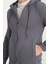 3 Iplik Fermuarlı Kapşonlu Sweatshırt 6052 3