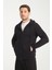 3 Iplik Fermuarlı Kapşonlu Sweatshırt 6052 5