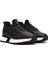 Erkek Siyah Bağcıklı Deri Sneaker 24WFD642218 3