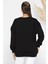 Kadın Nyc Nakışlı Şardonlu Üç Iplik Oversize Sweatshirt 3