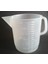 Beher Kulplu Plastik Şeffaf Baskılı 250 ml 1