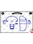 Citroen Saxo 1996-1999 Torpido Konsol Trim Göğüs Maun Kaplama Set 8 Parça Mavi 1