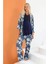 55714 Kadın Sabahlıklı Lohusa Pijama Takımı 2
