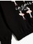 Baskı Detaylı Uzun Kollu Kapşonlu Sweatshirt 3