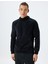 Spor Sweatshirt Boxy Kapşonlu Polar Kalın Kumaşlı Fermuar Detaylı Kanguru Cepli 3