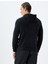 Spor Sweatshirt Boxy Kapşonlu Polar Kalın Kumaşlı Fermuar Detaylı Kanguru Cepli 4