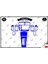 Honda Civic Otomatic 2001- 2006 Torpido Konsol Trim Göğüs Maun Kaplama Set 11 Parça Mavi 1