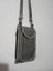 Asklepios Model El Yapımı Deri Gri Renk Telefonluk Askılı Omuz Çantası 3