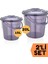Premium Şeffaf Su Kovası / Temizlik Kovası Ikili Set 15/20 Lt 1