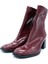 Streç Kadın Bot 02-621 Bordo Rugan 2