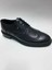 Hakiki Deri Moliere Model Siyah Bağcıklı Kauçuk Taban Erkek Ayakkabı C-822304RW 2