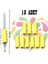 Kalem Için Sarı Sünger Parmak Tutucu - 10\'lu Paket | Mozaik Puzzle | Mozaik Tablo Aksesuarı 1