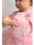 ALYRA Kız Çocuk Pembe Elbise Kız Bebek Uzun Kollu Tüllü Tütü Özel Gün Parti Doğum Günü Düğün Prenses Saten Abiye Elbise ALY0450 3