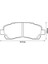 55418 Balata Fren Ön-Subaru Impreza 92-00 1.5-1.6-Legacy 94-99 1.8-2.1 26296AC010 1
