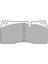 671692 Arka Balata Audi Q7 3.0-3.6-4.2 06-15-R8 4.2-5.2 10-15 4L0698451B 1