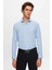 Dormen Classics Kolay Ütülenebilir Slim Fit Dar Kesim Klasik Yaka Cepsiz Erkek Gömlek Buz Mavi 2