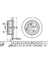 50239 Fren Disk Arka Düz 302-5 Santa Fe 06-9 584112B000 1