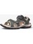 Quechua Erkek Outdoor Sandalet - Deri - Haki/Turuncu - nh500 1