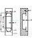 Soho 3 D Gizli Gömme Ayarlı Kapı Menteşesi Mat Krom 135*28 mm 4