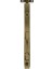 Antik Bronz Gömme Kapı Sürgüsü 20 cm 1