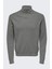 Onsphil Reg 12 Struc Roll Neck Knit Noos Erkek Gri Kazak - 22023202 1