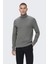 Onsphil Reg 12 Struc Roll Neck Knit Noos Erkek Gri Kazak - 22023202 3