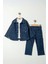 The Lord Gabardin Erkek Çocuk 3 Lü Ceketli takım - Lacivert 1