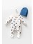 Alex Erkek Bebek Indigo Puantiye Desenli 2'li Tulum Set 1