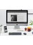 Lenovo Smart Paper ZAC00011TR 10.3" Uyumlu Kablosuz Bluetooth Pilli Klavye Mouse Seti - Siyah 4