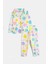 Nancy Kız Çocuk Renkli Smile Desenli Önden Düğmeli Pijama Takımı 1