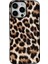Siyah Çerçeve Leopar Desenli Lüks Kılıf Apple iPhone 16 Pro Max 4