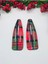 Çok Şık (Ekose-Burbery-Leopar) Desenli 2'li Çıtçıtlı Toka (7cm) 2