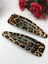 Çok Şık (Ekose-Burbery-Leopar) Desenli 2'li Çıtçıtlı Toka (7cm) 3