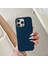 Silikon Lens Kenar Çerçeveli Apple iPhone 15 Pro Max Kılıf Lacivert 1