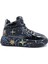 G24K441 Rhinestones Kadın Siyah Taşlı Bilekli Sneaker Ayakkabı 1