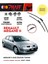 Megane 2 Cam Muz Silecek Takımı 1.4 1.6 1.5 Motor Araca Özel Aparat 2007-2009 Arası 1