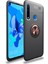 Huawei P40 Lite E Uyumlu Cep Telefonu Için Dönebilen Yüzüklü Standlı Silikon Ravel Kapak 1
