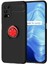 Realme 7 Pro Uyumlu Cep Telefonu Için Dönebilen Yüzüklü Standlı Silikon Ravel Kapak 1