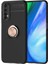Realme 7 Uyumlu Cep Telefonu Için Dönebilen Yüzüklü Standlı Silikon Ravel Kapak 1